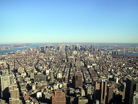 Blick über New York Foto 