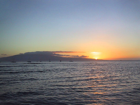 Fotos Sonnenuntergang auf Maui
