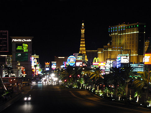 Las Vegas bei Nacht Fotos